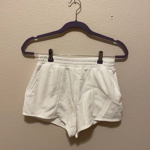 White Sweat Shorts